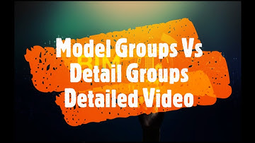 Model Groups Vs Detail Groups Detailed video | Revit || BIM Guru