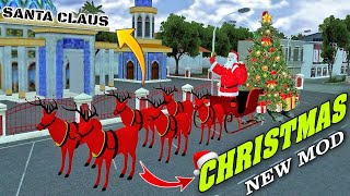 NEW SANTA CLAUSE SLEIGH ||CHRISTMAS ⛄🎁||MOD FOR BUS SIMULATOR INDONESIA @mahigamer0481 screenshot 3
