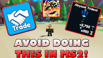 AVOID DOING THIS IN MS2 - Roblox Mining Simulator 2