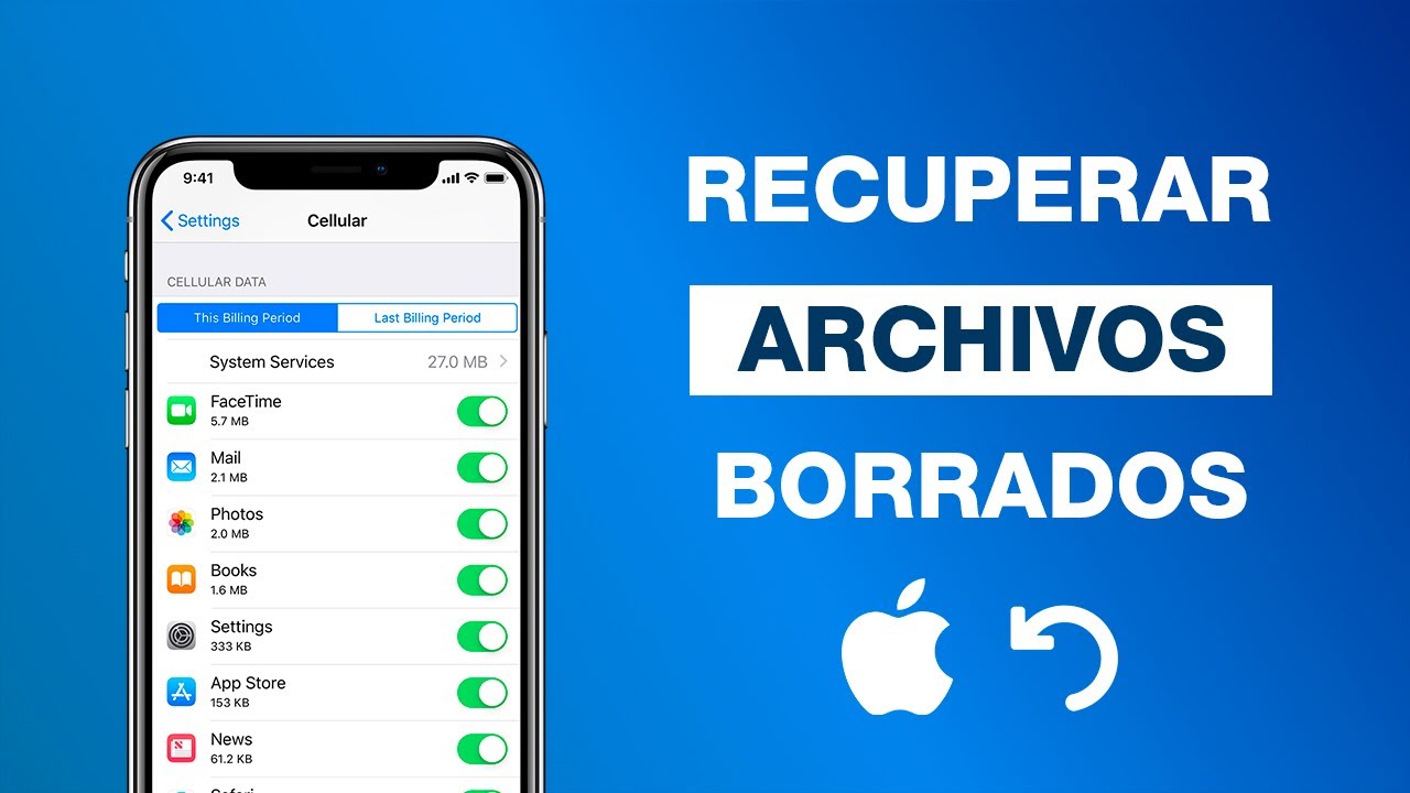 Cómo RECUPERAR ARCHIVOS borrados en tu iPhone/iPad (2019) - YouTube