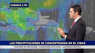 Domingo 19 noviembre | Vaguada y frente frío se acercarán a República Dominicana con más lluvias image