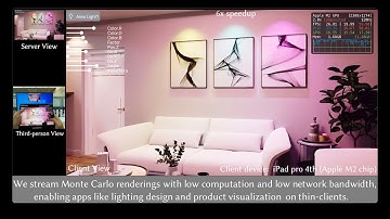 Streaming-Aware Neural Monte Carlo Rendering Framework with Unified Denoising-Compression and ...