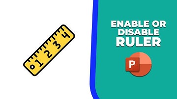 How to enable or disable Ruler in PowerPoint 2021