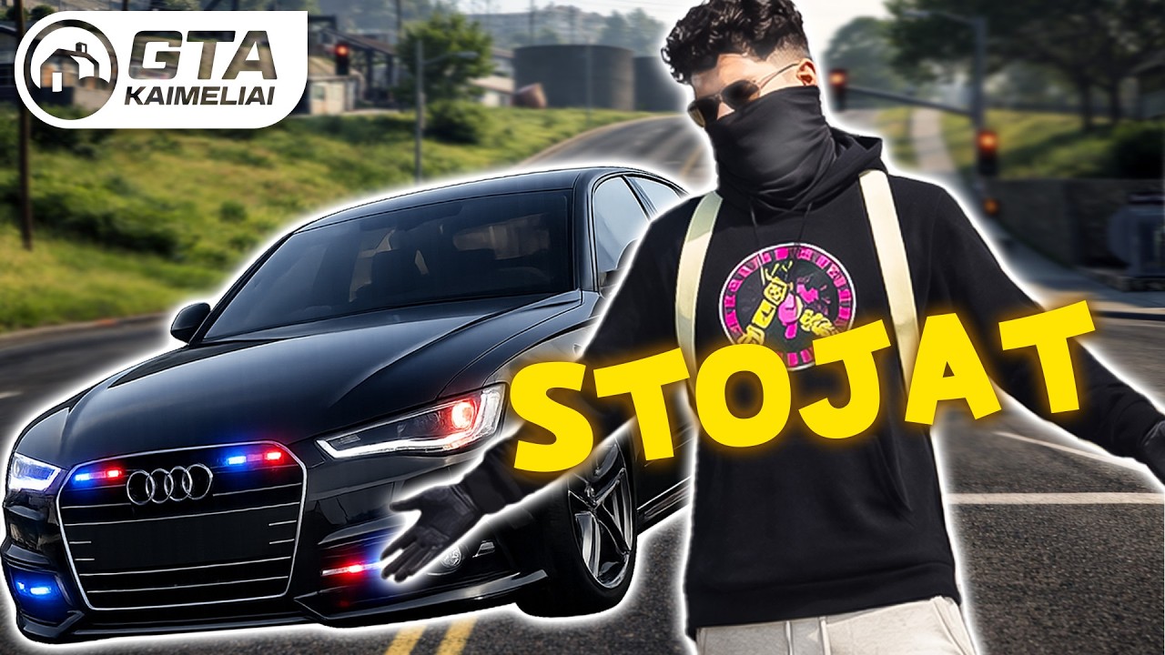 NAUJA DARBINĖ MAŠINA! Baudžiam Nuogalius. GTAKAIMELIAI.LT #fivem