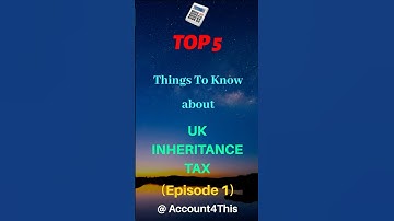 Top 5 Things To Know About UK IHT UK Inheritance Tax #iht #inheritancetax #tax #deathtax