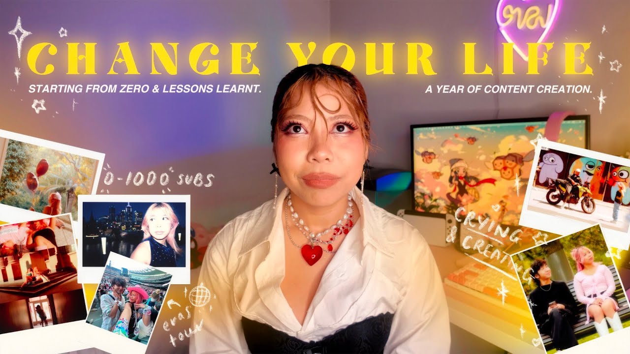 How YouTube Changed My Life | a year in my creator journey, motivation ...