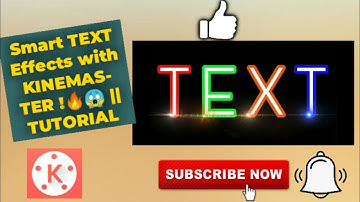 #Kinemaster #Tutorial Smart Text effects with KINEMASTER !🔥