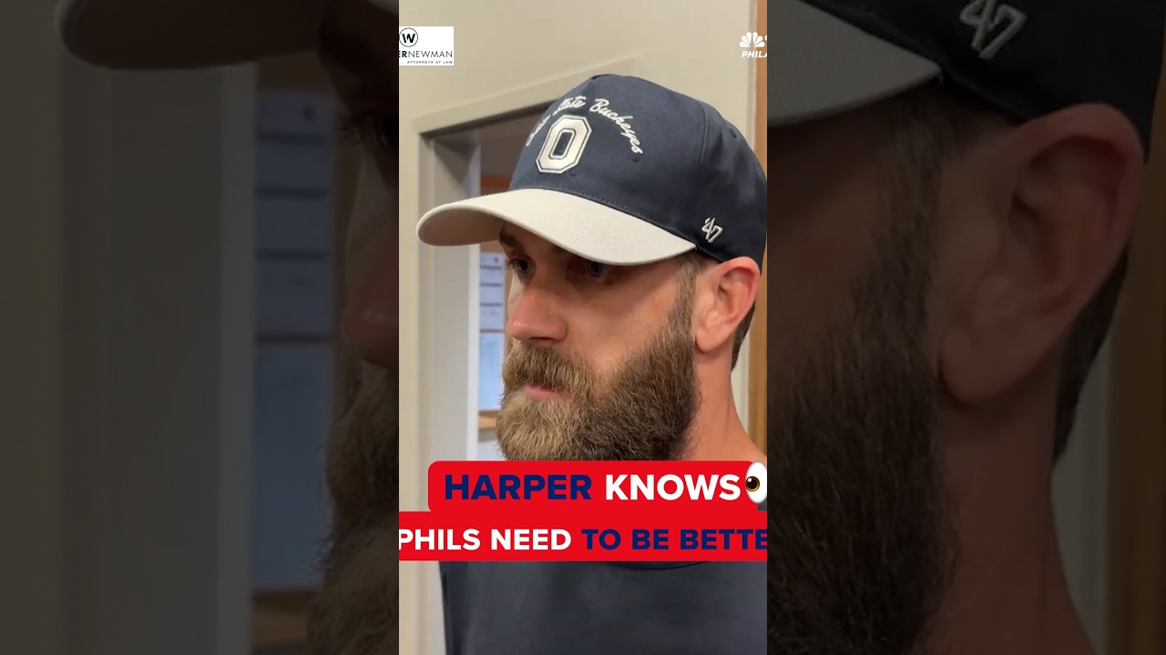 Bryce Harper knows if the Phillies don't step it up, the playoffs could be out of the question 😳