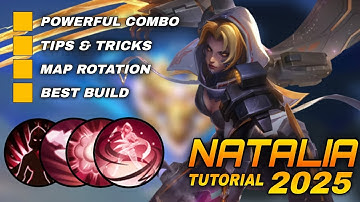NATALIA Complete Tutorial & Guide 2025 (English): Skills, Combo, Best Build, Tips & Tricks | MLBB