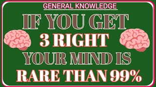 Jika Anda Menjawab 3 Soal dengan Benar, Pikiran Anda Lebih Luar Biasa daripada 99% Orang! 🧠 Kuis Otak Terhebat