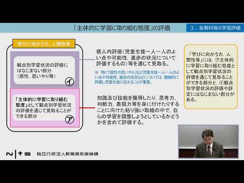 新学習指導要領に対応した学習評価（小・中学校編）（講師： 文部科学省初等中等教育局主任視学官　長尾篤志）：新学習指導要領編 （校内研修シリーズ）No33