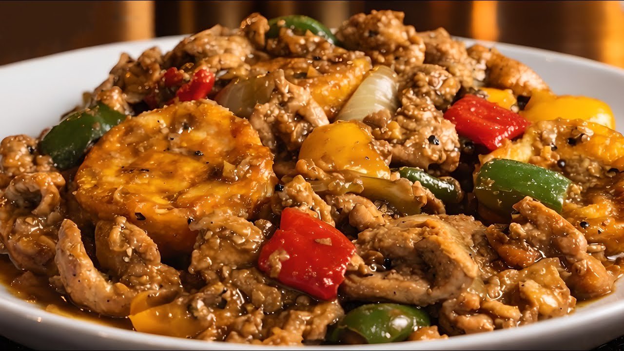 EMPUK BANGET❗SAPI LADA HITAM RASA RESTORAN YANG NIKMAT BANGET