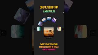 Circular Motion Animation with Smooth Transition with Centered Lightbox