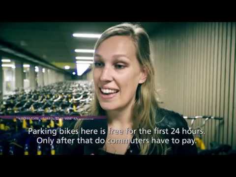 Opening Stationplein bicylce parking facility in Utrecht