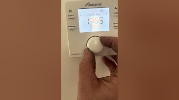 How to set the time and date on a Worcester comfort two controller.