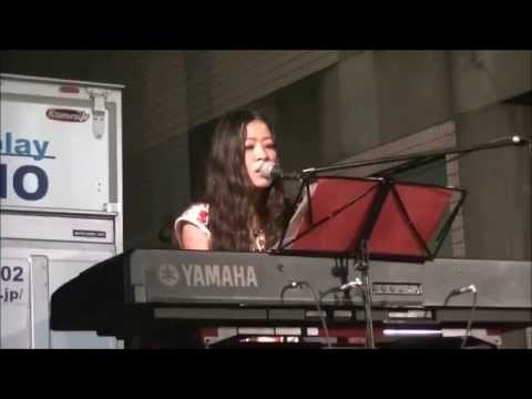 佐合井マリ子　京阪のうた　15/07/18　石山土曜夜市にて