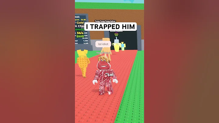 I Trapped This Kid In STEAL A BRAINROT..