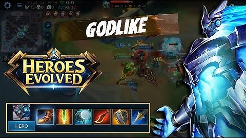 Heroes Evolved : Electros INSANE (BEST GAMEPLAY + BUILD)