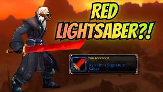 WoW Has a SECRET Red Lightsaber!