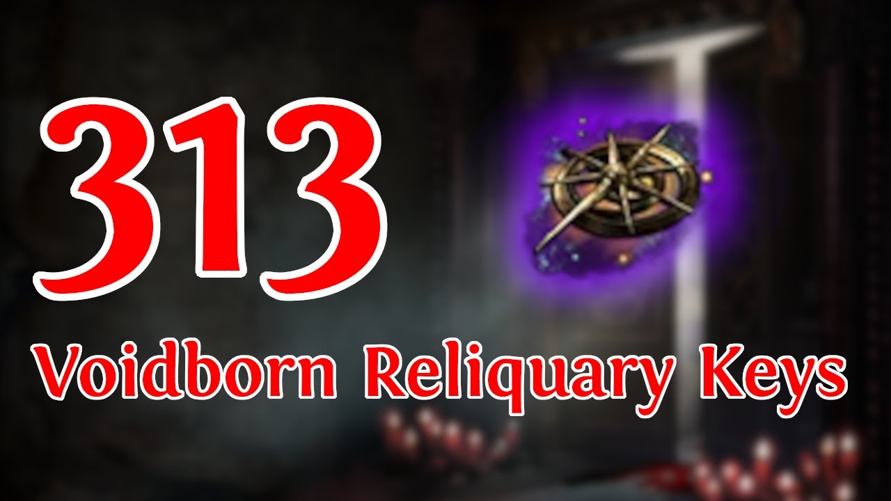 The Greatest Hits of 313 Voidborn Reliquary Keys Path of Exile 3.20
