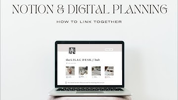 How to Link Notion to your Digital Planner