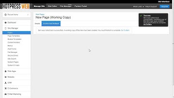Business Catalyst Archive Web Pages | Adobe BC Training