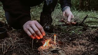 EASY Fire Starting Technique Bushcraft | Camping by Dazzy Outdoors 1,847 views 2 years ago 7 minutes, 17 seconds
