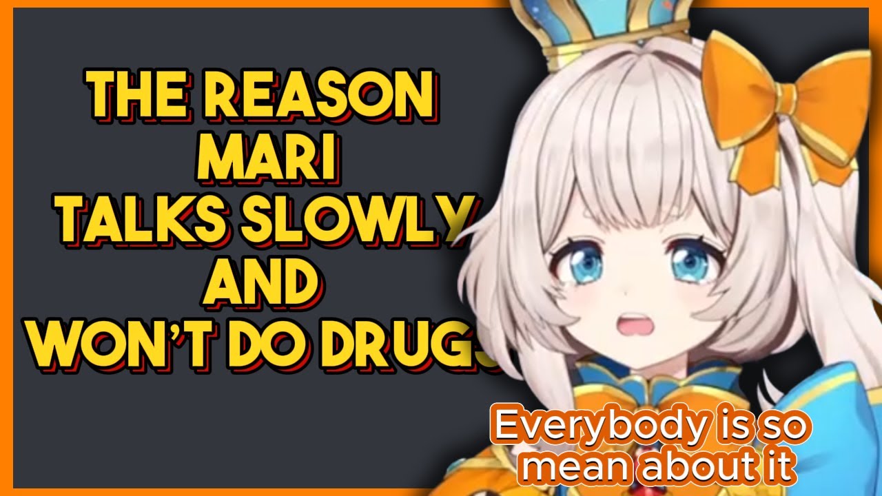 Mari Explains Why She Talks So Slowly And is Afraid of Drugs 👀| MariMari_EN Clips 