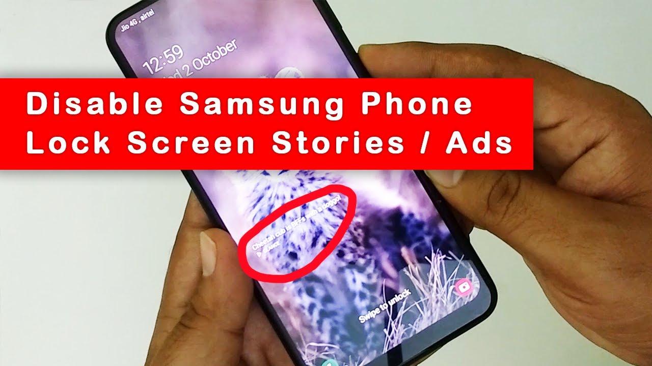 Disable Ads On Samsung Phone | Remove Samsung lock screen stories - YouTube