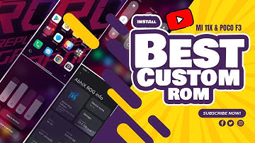 Mi 11x & Poco F3 How To Install The Best MIUI Custom Rom With Android 13 | Abhix Rog Install Guide