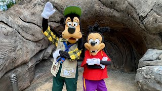 We Meet Goofy (in Camp Minnie-Mickey Outfit) & Max on Earth Day 2024 at Disney's Animal Kingdom Park