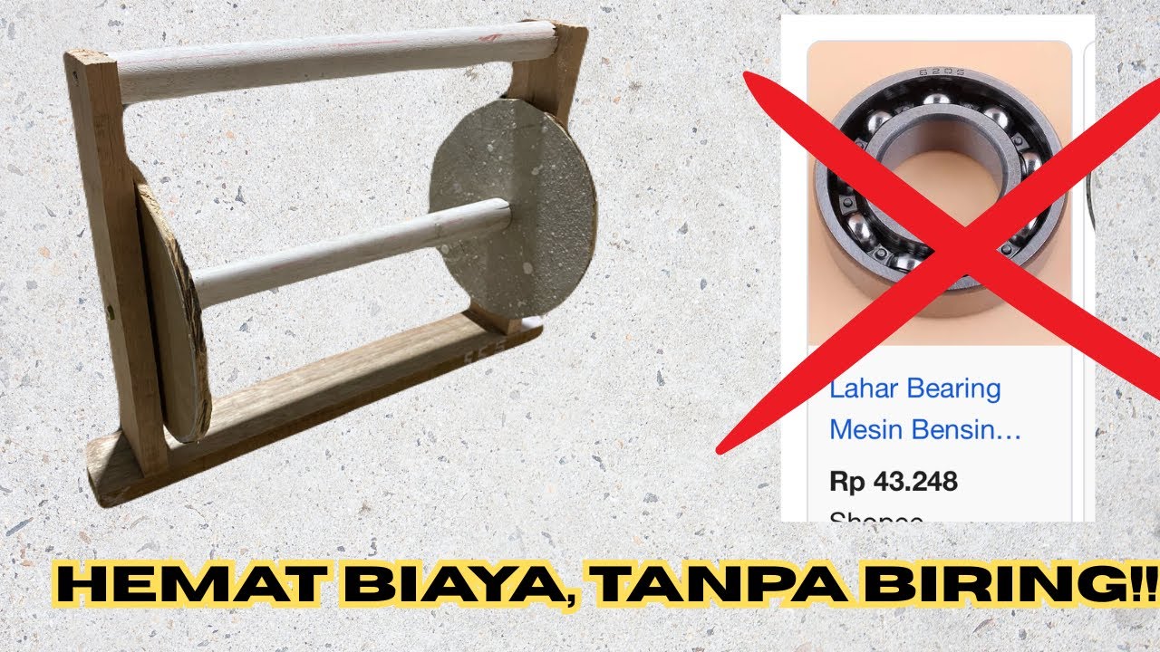 HEMATT BIAYA!! Begini cara buat gulungan benang keren, BISA Rp.000