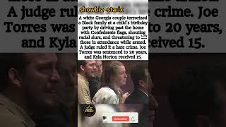 Georgia Couple Sentenced to PRISON for Racist Attacks at Kid’s Party 🚨 #Justice #Shorts #News