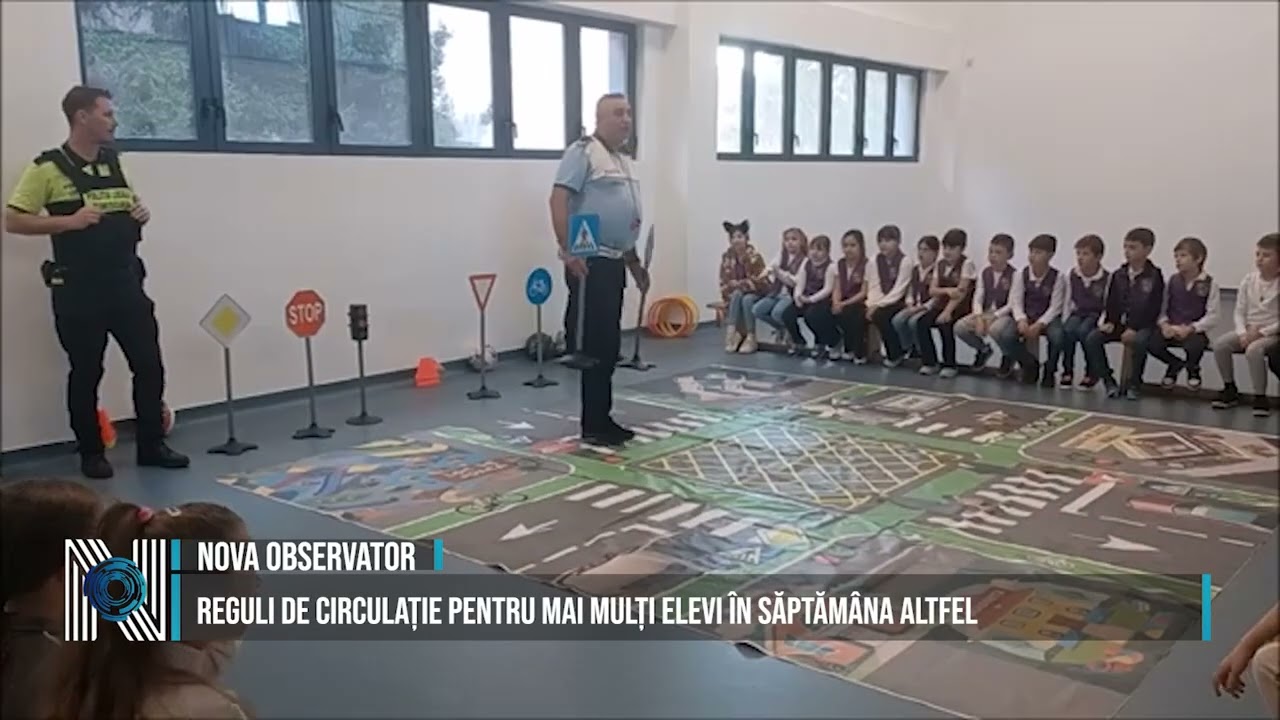 Reguli de circulație pentru mai mulți elevi în Săptămâna Altfel