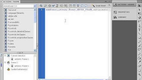 as3(ActionScript 3.0) tutorial movimiento en escenario.