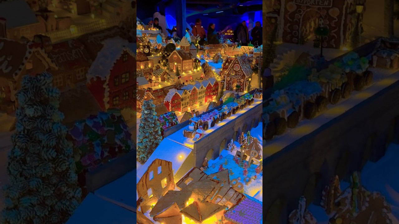 ⭐Pepperkakebyen Bergen 2025 🎄| World’s Largest Gingerbread City | Christmas Magic in Norway🇳🇴