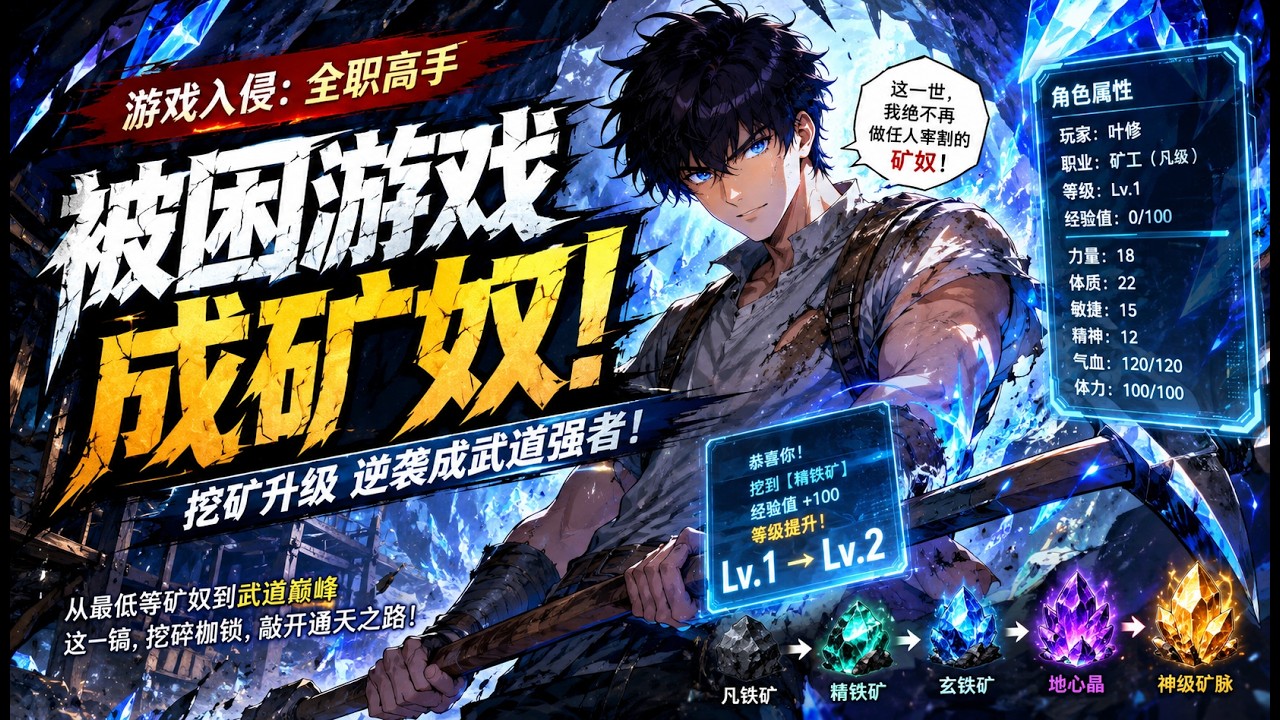 游戏入侵：矿奴逆袭武道强者