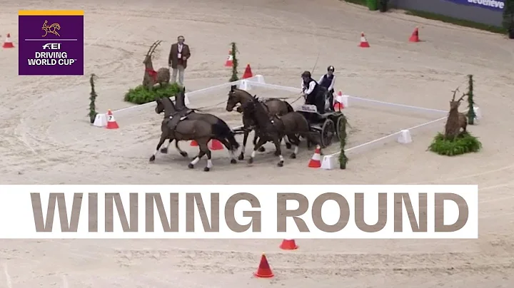 Boyd Exell on his throne in Geneva |FEI Driving Wo...