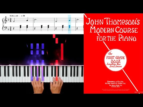 17. Acordes (A Chord Frolic) - John Thompson's Modern Course for the Piano 1st Grade