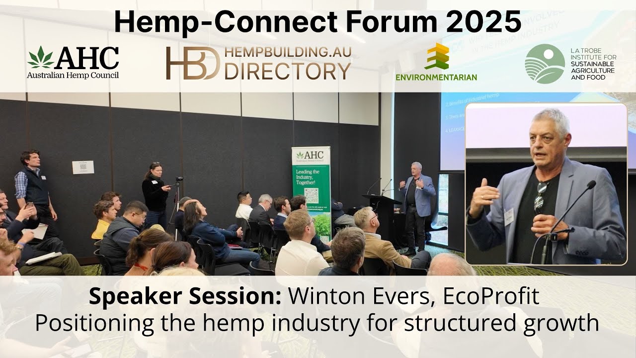 Winton Evers, EcoProfit, Positioning the Hemp Industry for Structured Growth