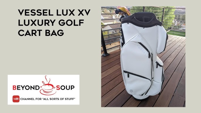 Designed For Those Who Ride, The Lux Cart pairs elevated cart bag styling  with superior cart features such as a seamlessly integrated cart…
