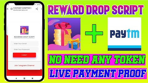 Reward Drop App Coin Adder Script || New Earning App || New Coin Adder Script