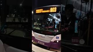 2010 Scania K230UB euro 5 batch 2 on service 803 departing bus stop [SBS5101K]
