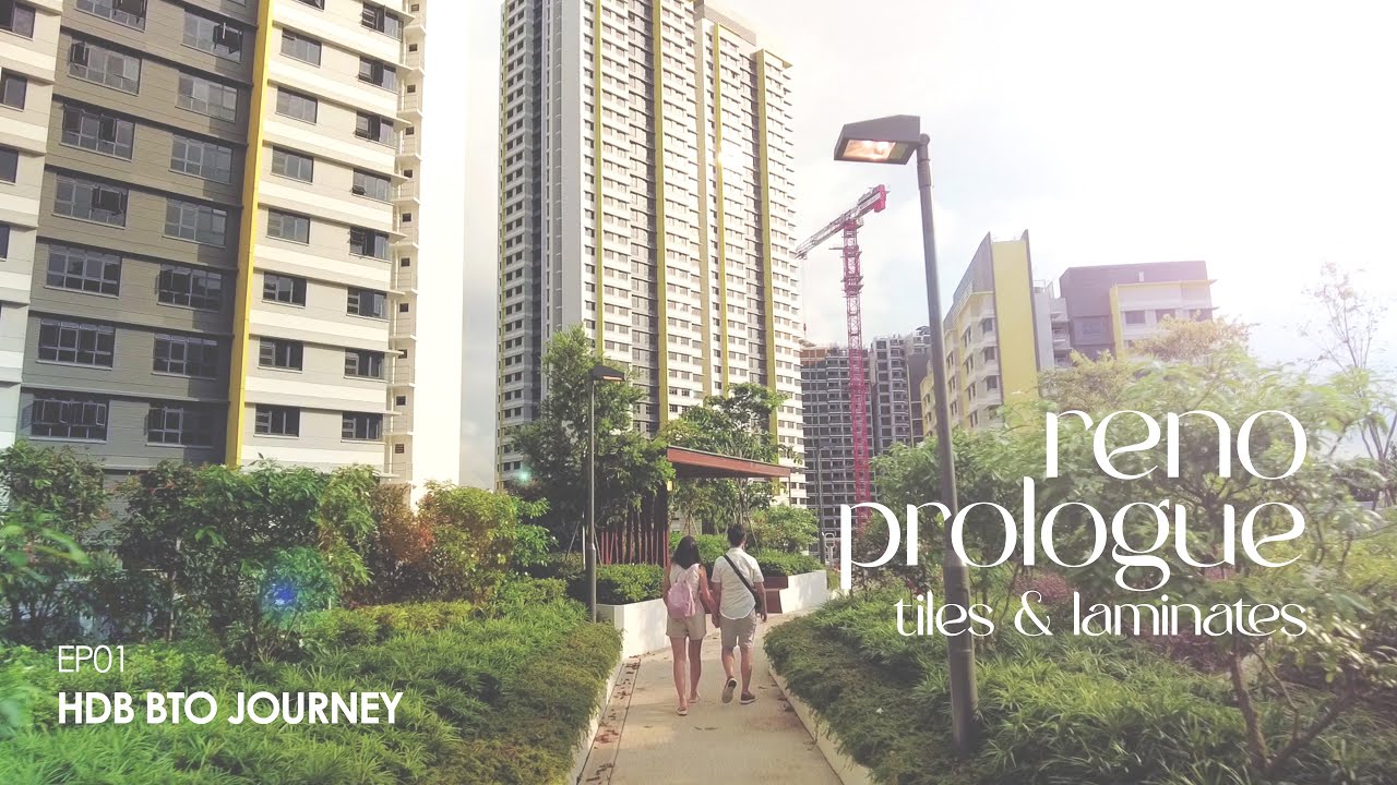 Pre-Reno Tiles & Laminates Selection | Self-Designed Neutral Contemporary Home |EP01 HDB BTO Journey