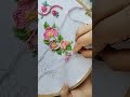 Gorgeous flower hand embroidery design 🪡 #trending #amazing #embroidery #craft
