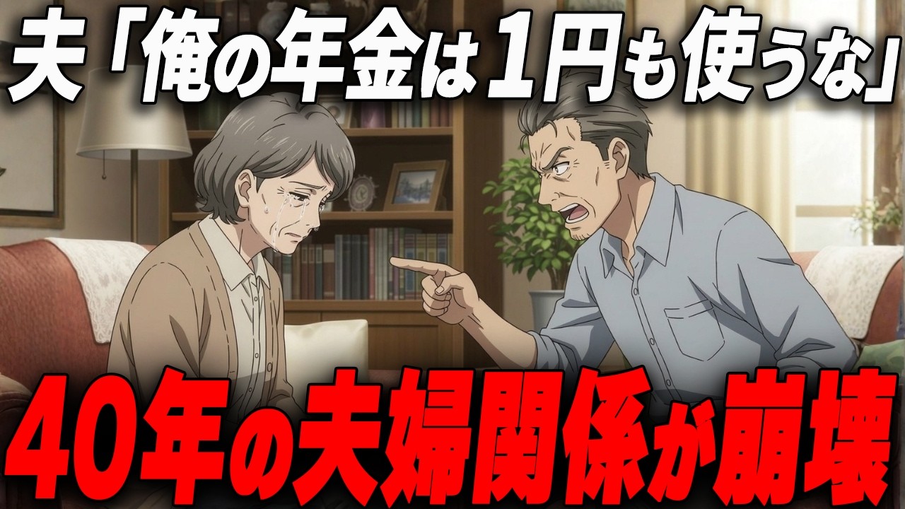 【熟年離婚】夫「俺の年金は1円も使うな」40年連れ添った妻が下した“まさかの決断”…熟年夫婦に訪れた衝撃の結末【60代・70代】