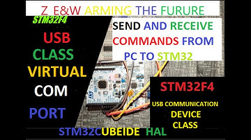 USB COMMUNICATION DEVICE(VIRTUAL PORT) || STM32F4 ||STM32CUBEIDE.