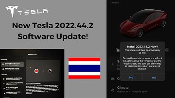 2022.44.2 Update! 2022 Tesla Software Update - Thai Language & Sentry Mode Improvements??