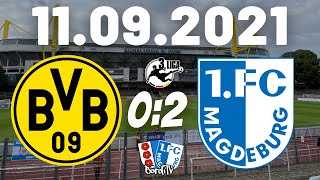 BORUSSIA DORTMUND II gegen 1.FC MAGDEBURG (0:2) Von Fans für Fans - Emotionen pur | 11.09.2021