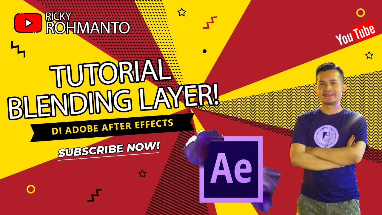 TUTORIAL AFTER EFFECTS BLENDING LAYER - YouTube